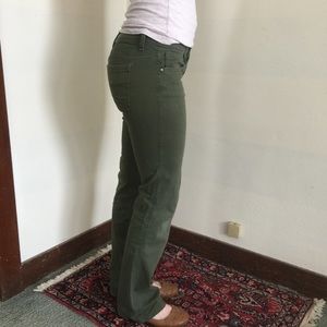 Army green forever 21 stretch jeans
